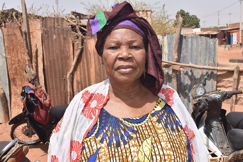 Habibou Sawadogo, une des bénéficiaires
