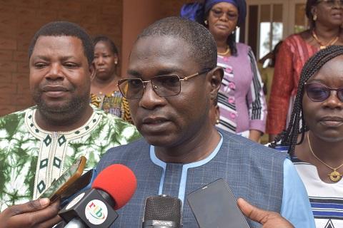 Dr Habib Ahmed Djiga, Conseiller technique, représentant le ministre de l'Enseignement supérieur, de la Recherche et de l'Innovation