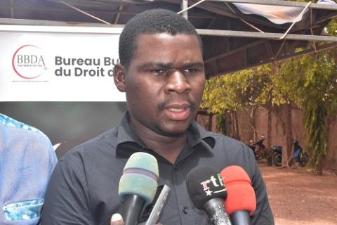 Cheik Tidiane Ouédraogo, représentant du Collectif des producteurs et éditeurs de musique