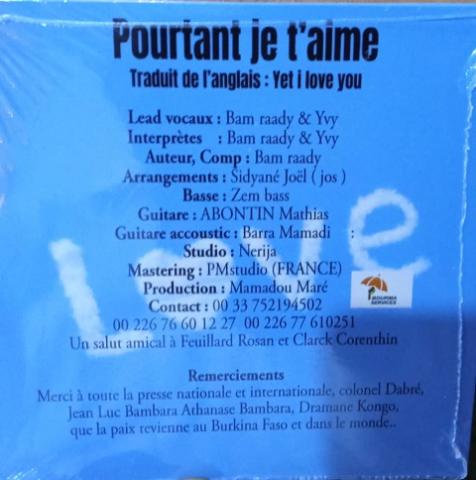 4) La pochette de l’album